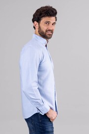 Lakeland Clothing Blue Warrick Cotton Shirt - Image 2 of 6