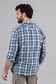 Lakeland Clothing Blue Warrick Cotton Check Shirt - Image 2 of 8