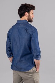 Lakeland Clothing Blue Lee Cotton Shirt - Image 2 of 5