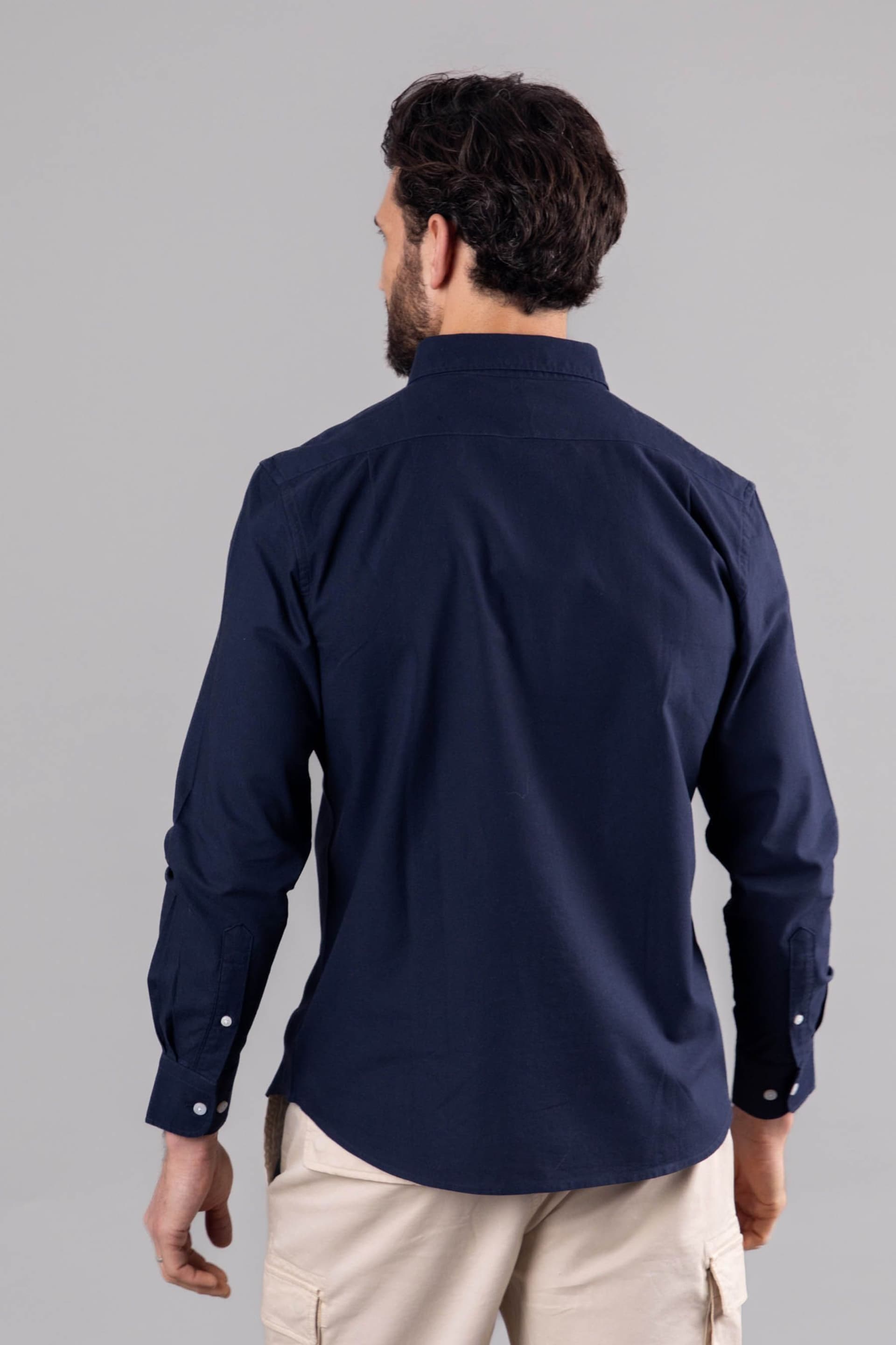 Lakeland Clothing Blue Warrick Cotton Shirt - Image 4 of 8