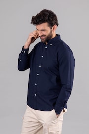 Lakeland Clothing Blue Warrick Cotton Shirt - Image 6 of 8