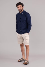 Lakeland Clothing Blue Warrick Cotton Shirt - Image 8 of 8