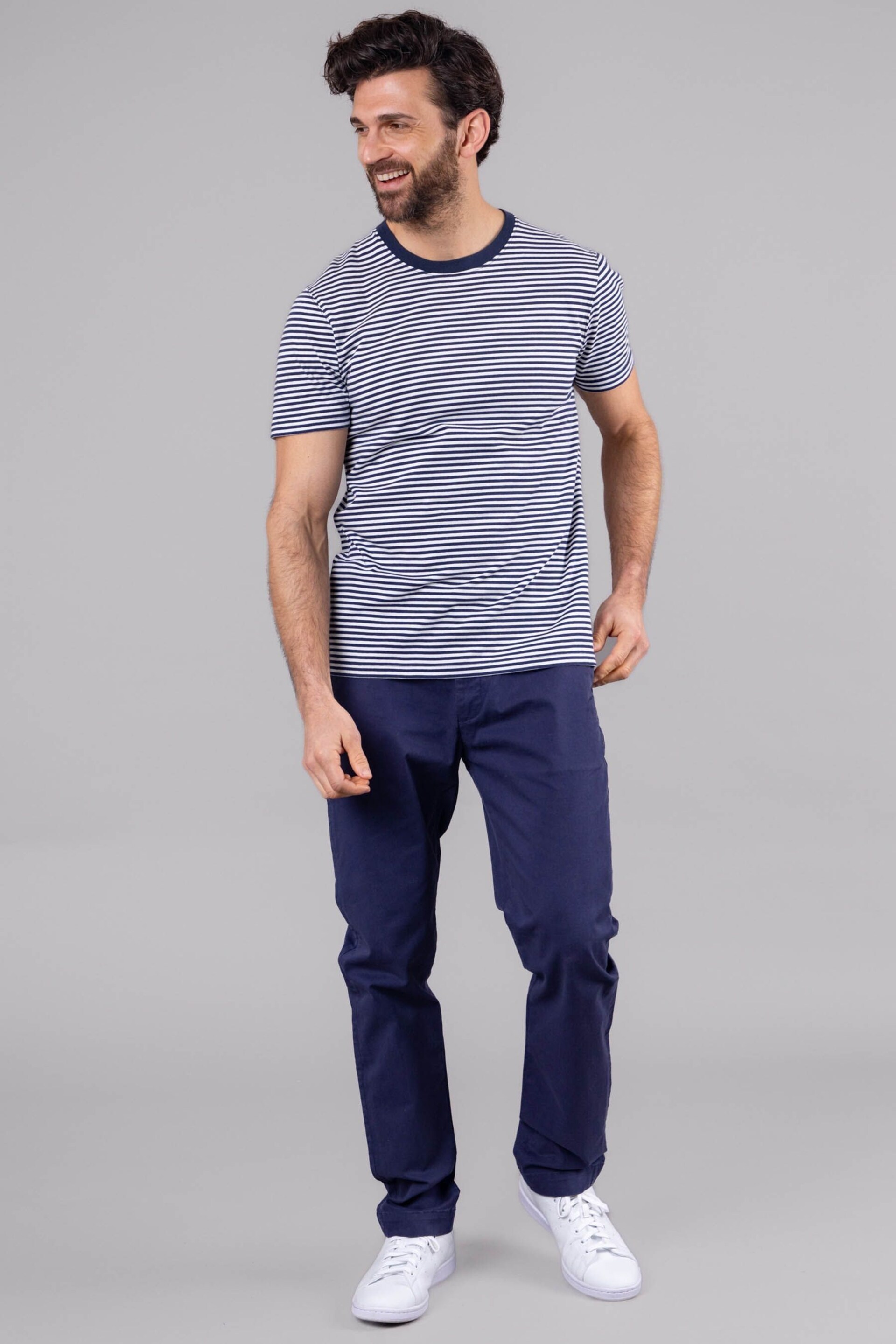 Lakeland Clothing Blue Heath Cotton T-Shirt - Image 3 of 6