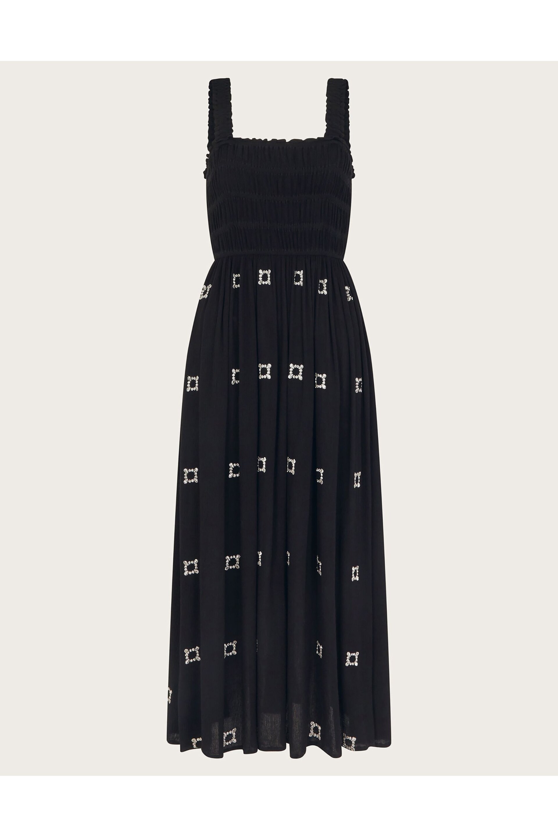 Monsoon Black Briar Embroidered Dress - Image 2 of 5