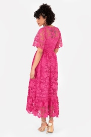 Lovedrobe Lace V-Neck Midaxi Dress With Trim Details - Image 2 of 5