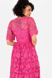 Lovedrobe Lace V-Neck Midaxi Dress With Trim Details - Image 3 of 5