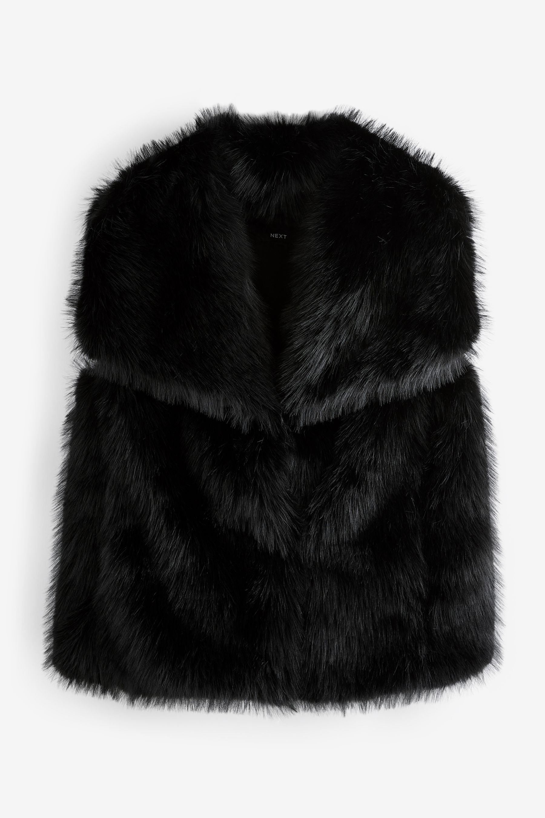Buy Black Faux Fur Gilet from Next Germany