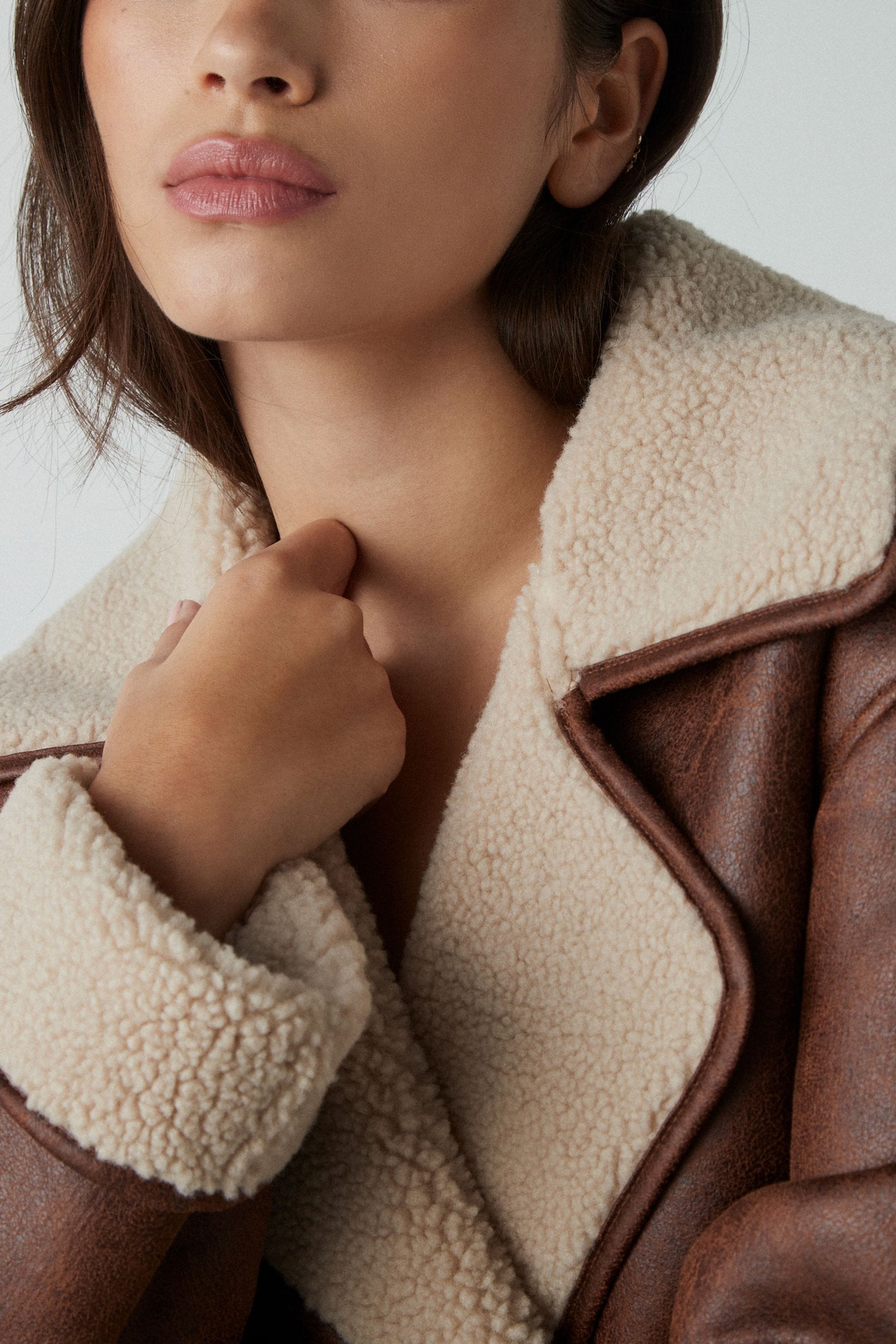 Tan aviator jacket womens on sale