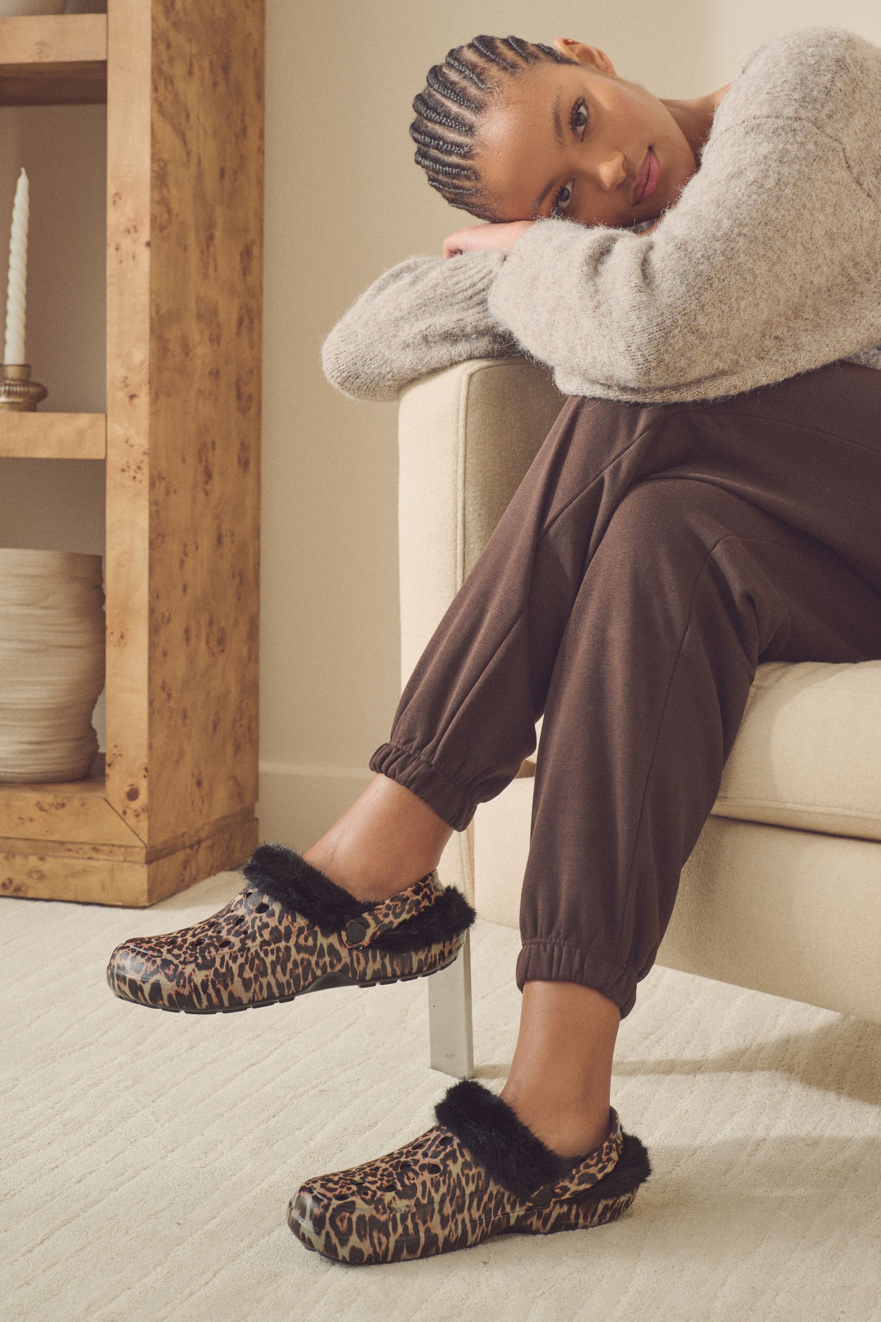 Next fur slippers top