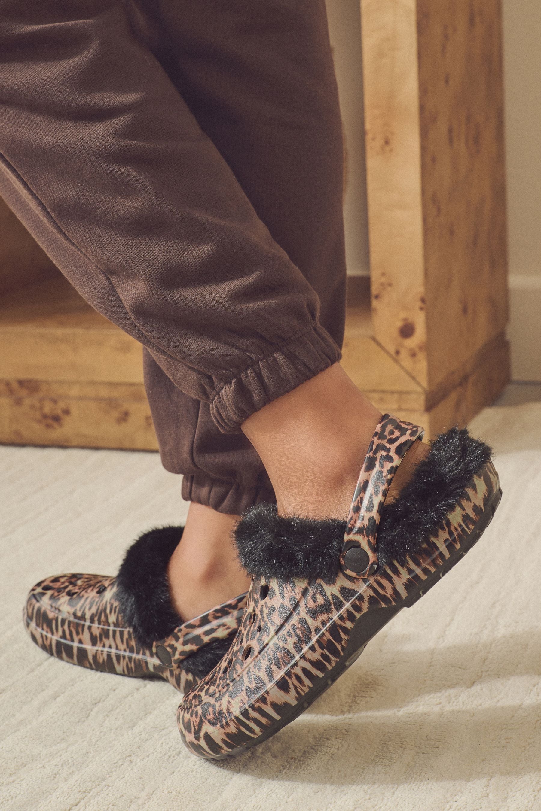 Buy Womens Faux Fur Lined Clogs Slippers Next Ukraine