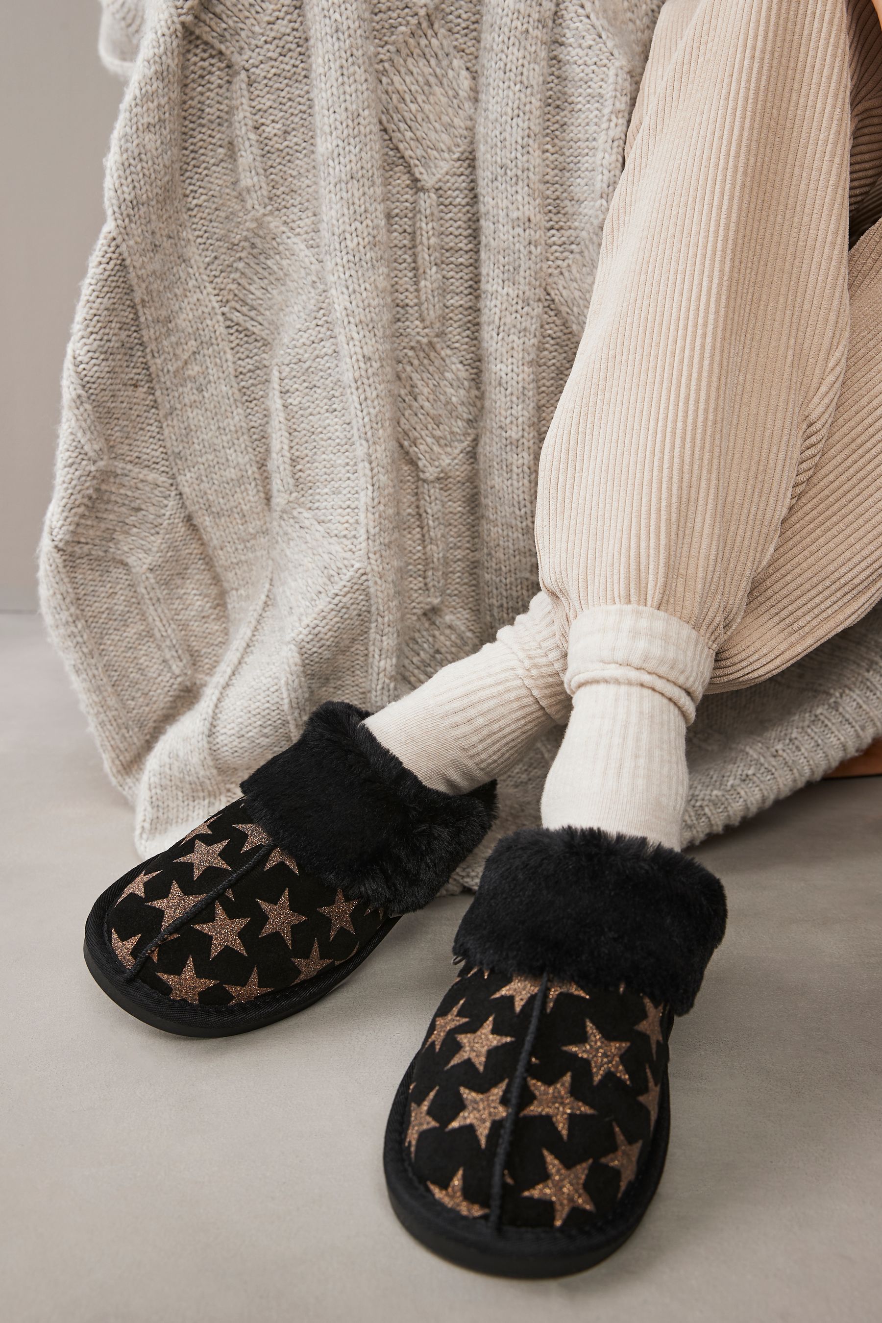 Next star slippers deals