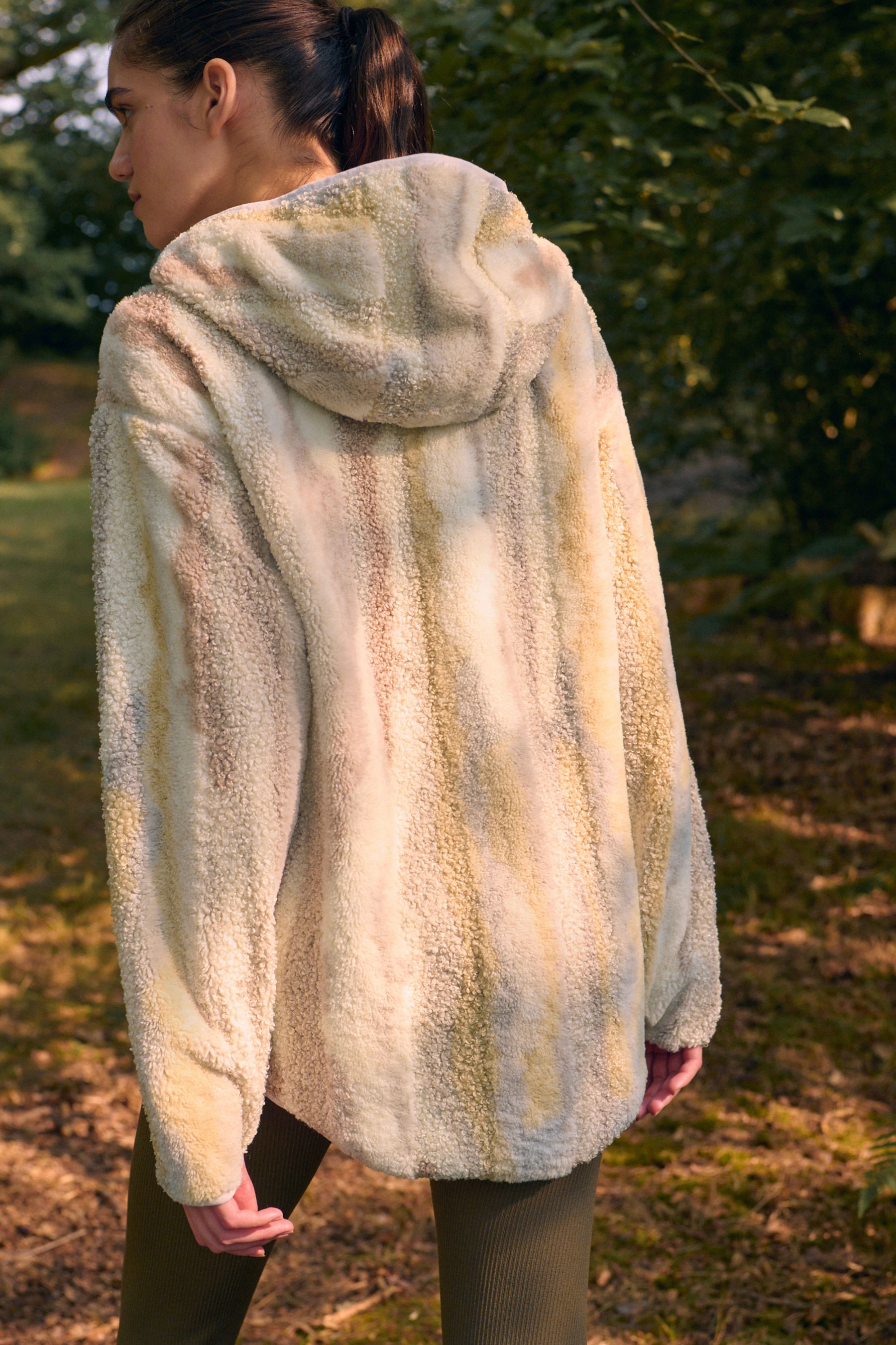 Quarter zip fuzzy jacket online