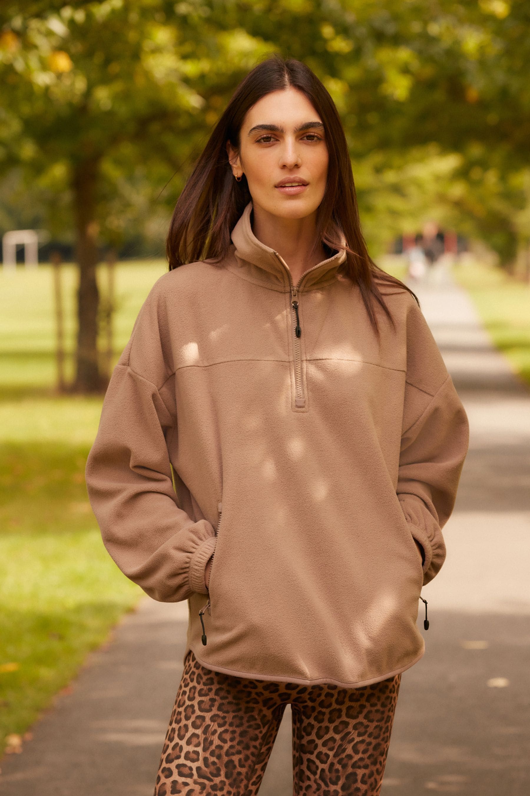 Light pink quarter zip on sale