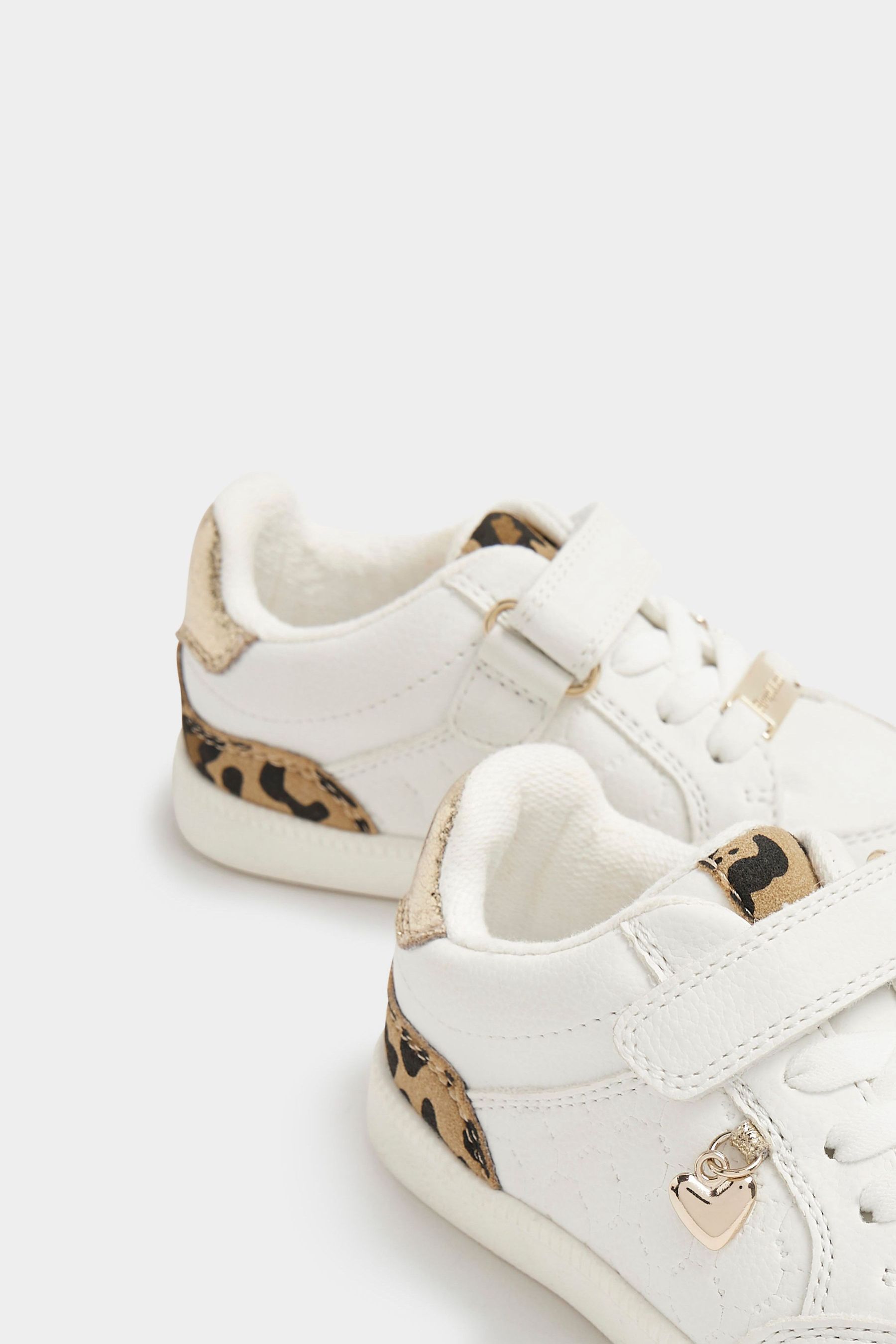 Buy River Island White Girls Leopard Embossed Trainers from the Next UK online shop