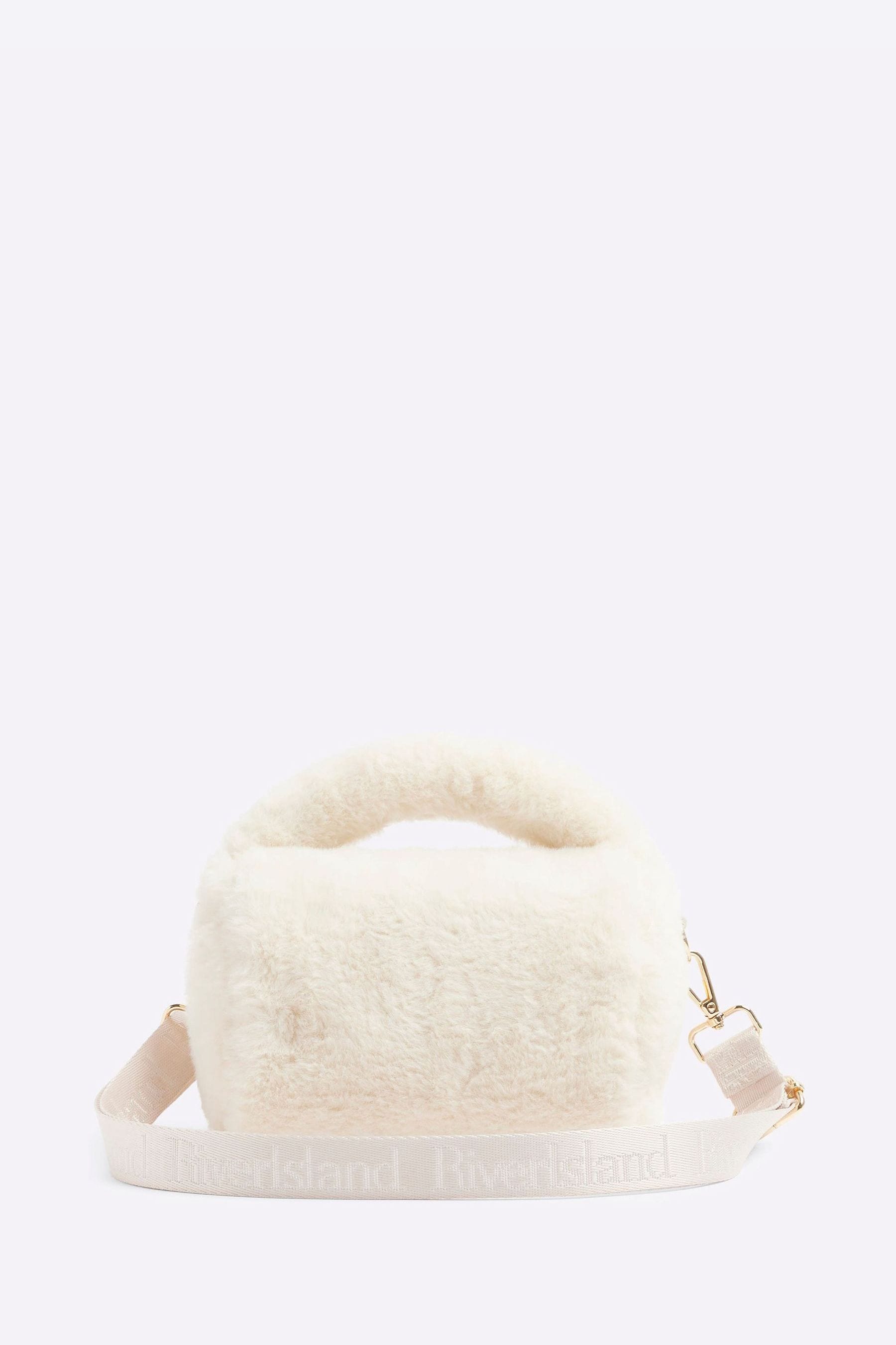 Buy River Island Cream Girls Faux Fur Grab Bag from Next Luxembourg