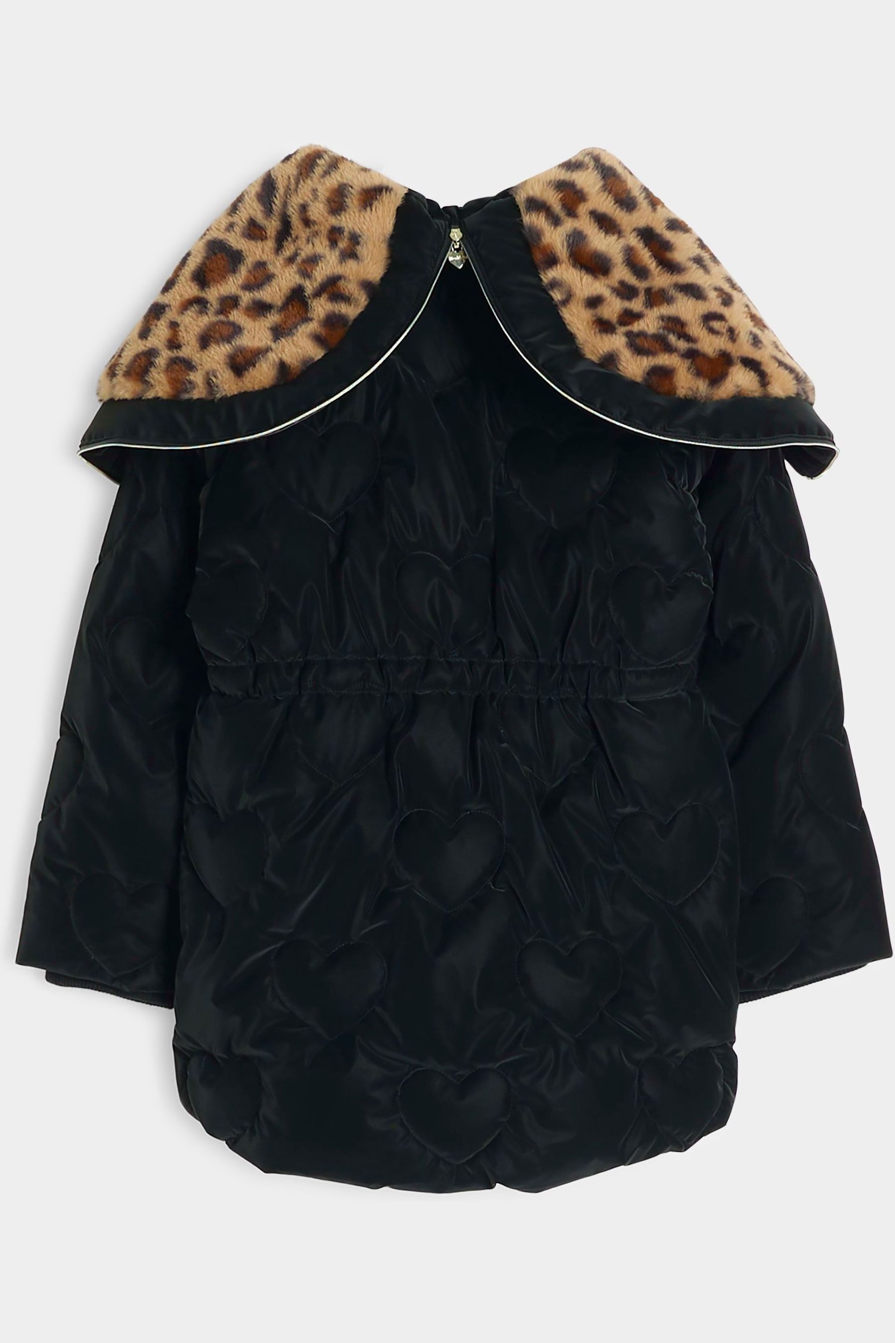 Girls river island black coat cheap