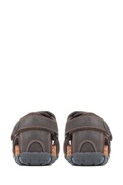 Pavers Adjustable Summer Brown Sandals - Image 4 of 5