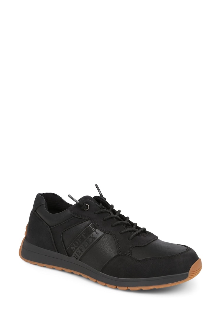 Pavers Black Pavers  Lace-Up Trainers - Image 1 of 5