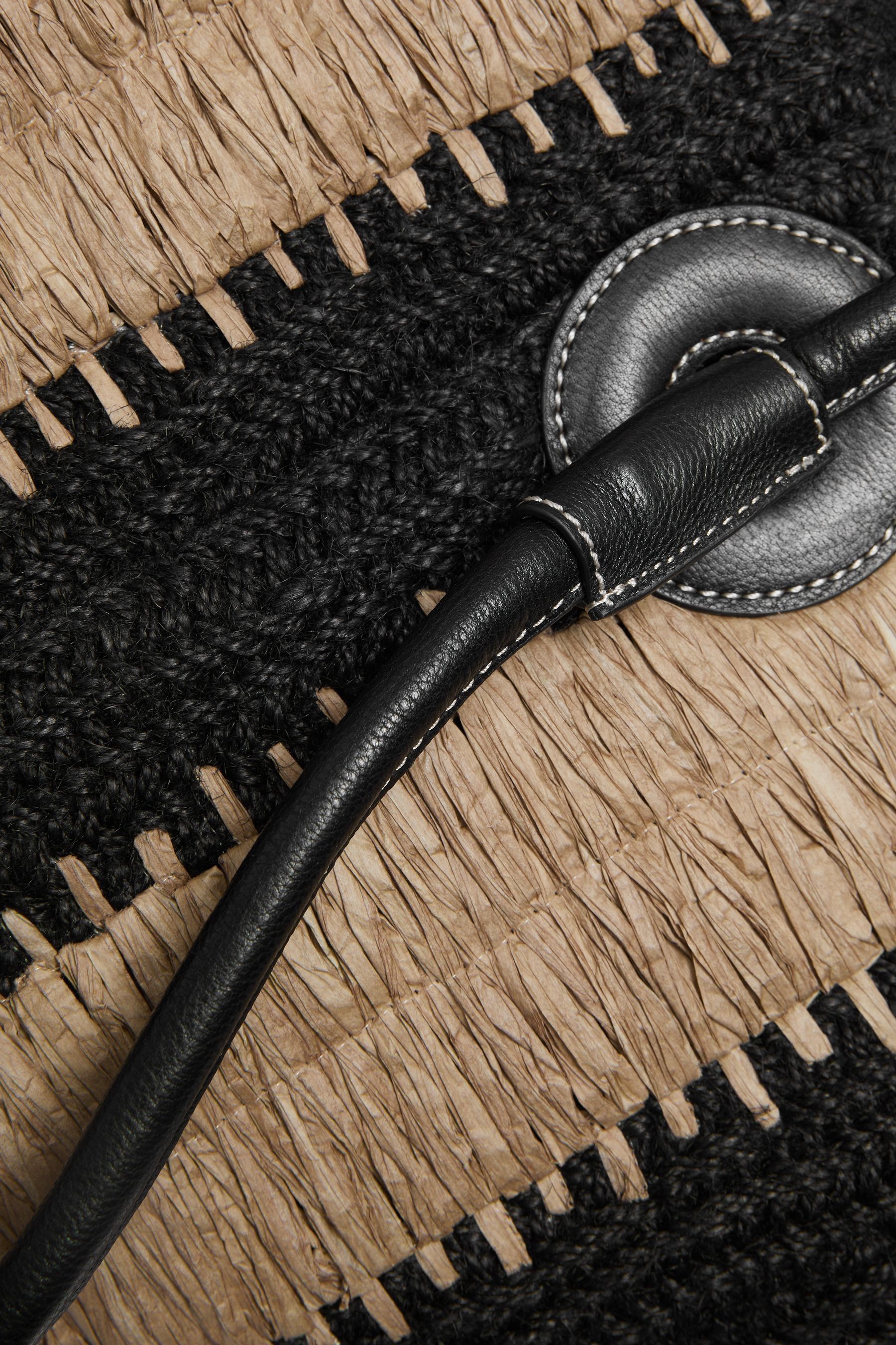 Buy Jigsaw Natural Raffia Stripe Tote from the Next UK online shop