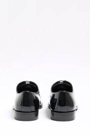 River Island Black Patent Derby Shoes - Image 4 of 4