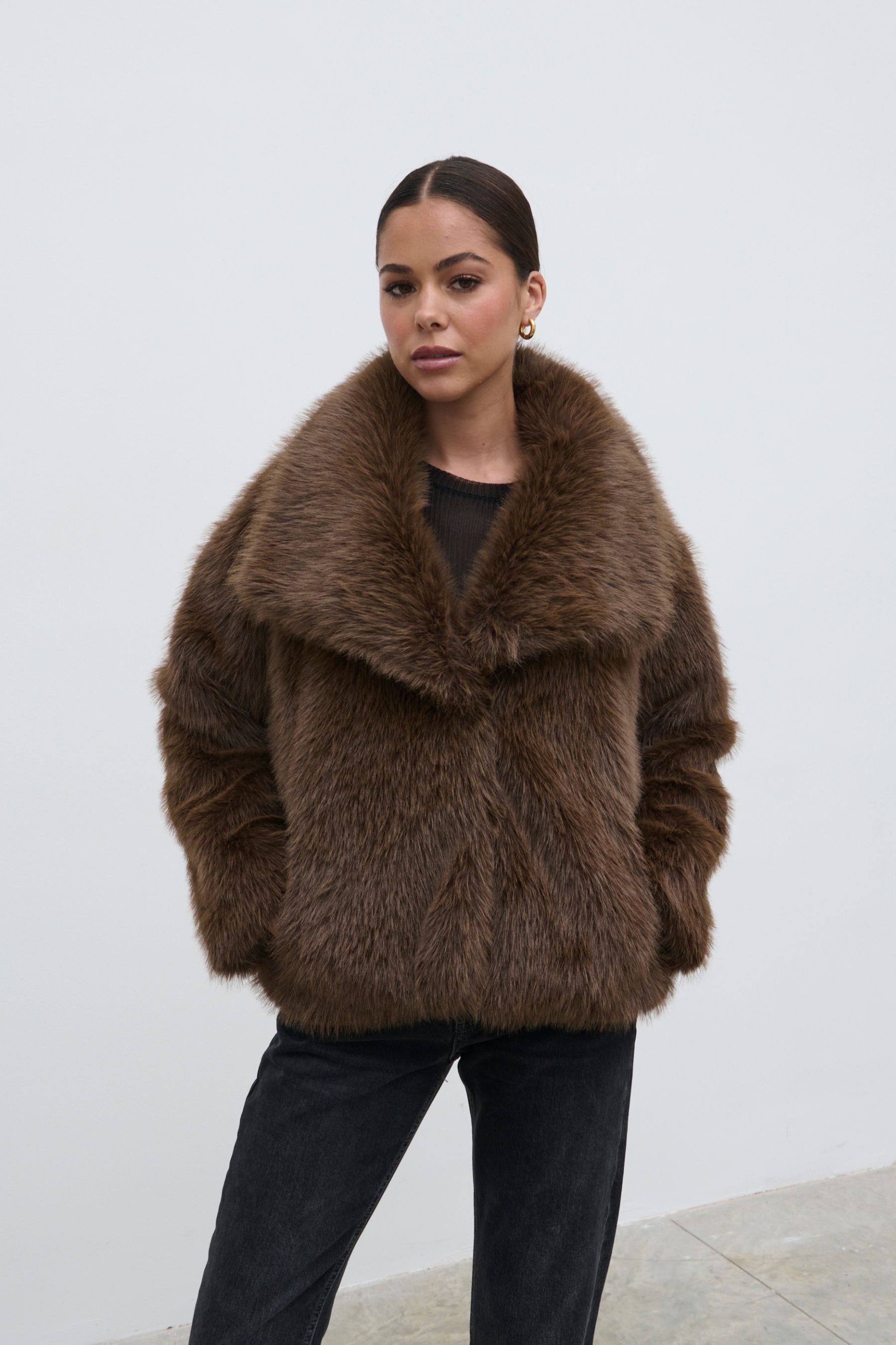Next fluffy jacket store