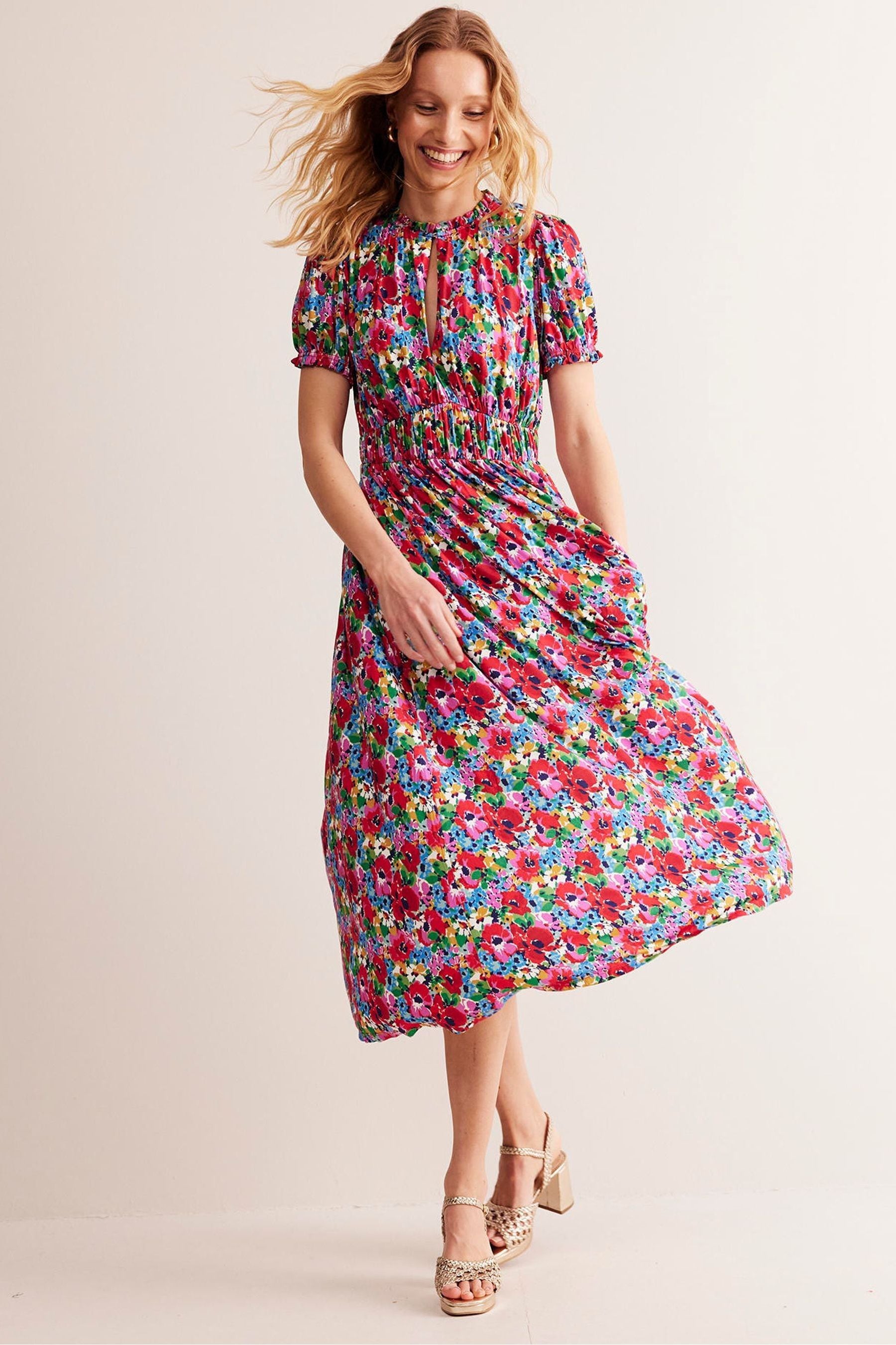 Next floral tea dress shop