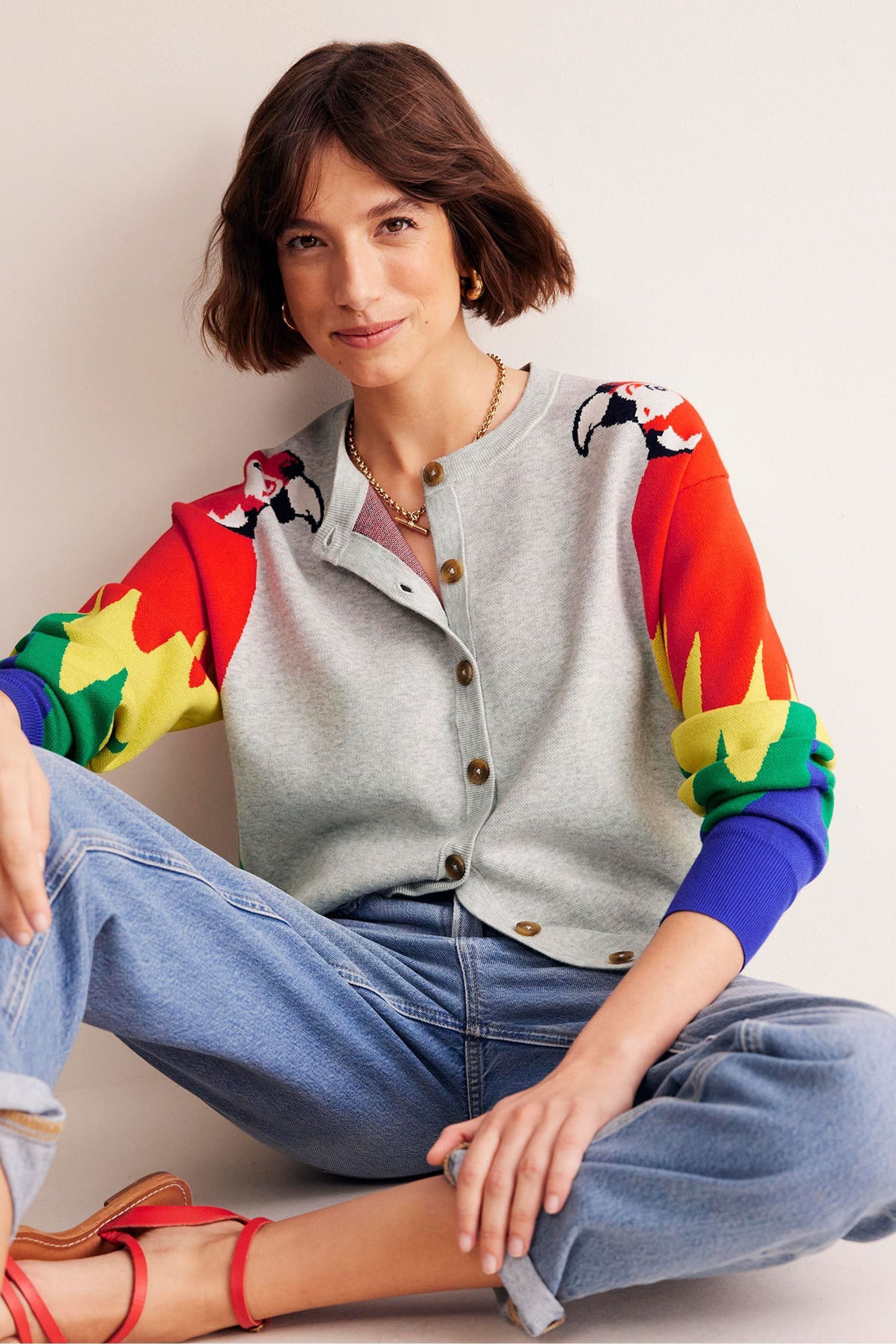 Boden grey cardigan online