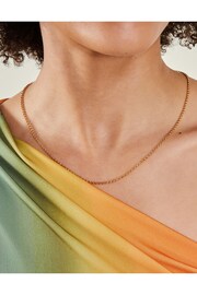 Accessorize 14ct Gold Plated Belcher Chain Necklace - Image 3 of 3