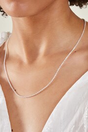 Accessorize Silver Sterling Belcher Chain Necklace - Image 3 of 3