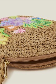 Accessorize Natural Floral Circle Cross-Body Bag - Image 4 of 4