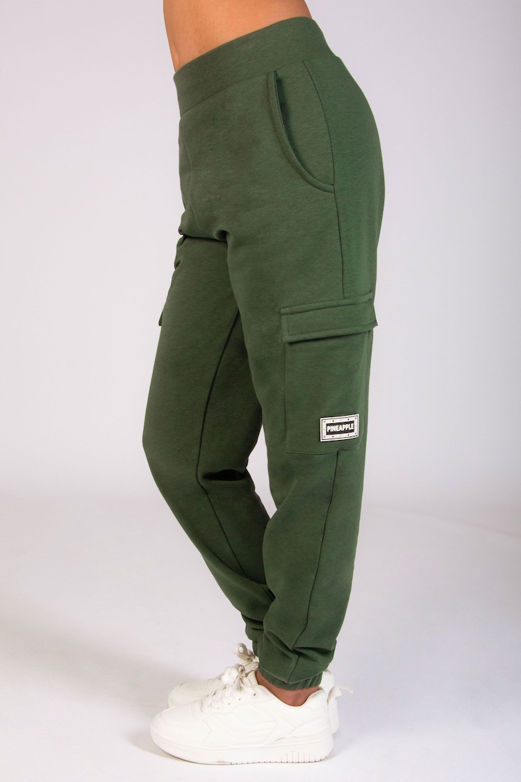 Pineapple Green Girls Cargo Joggers - Image 1 of 5