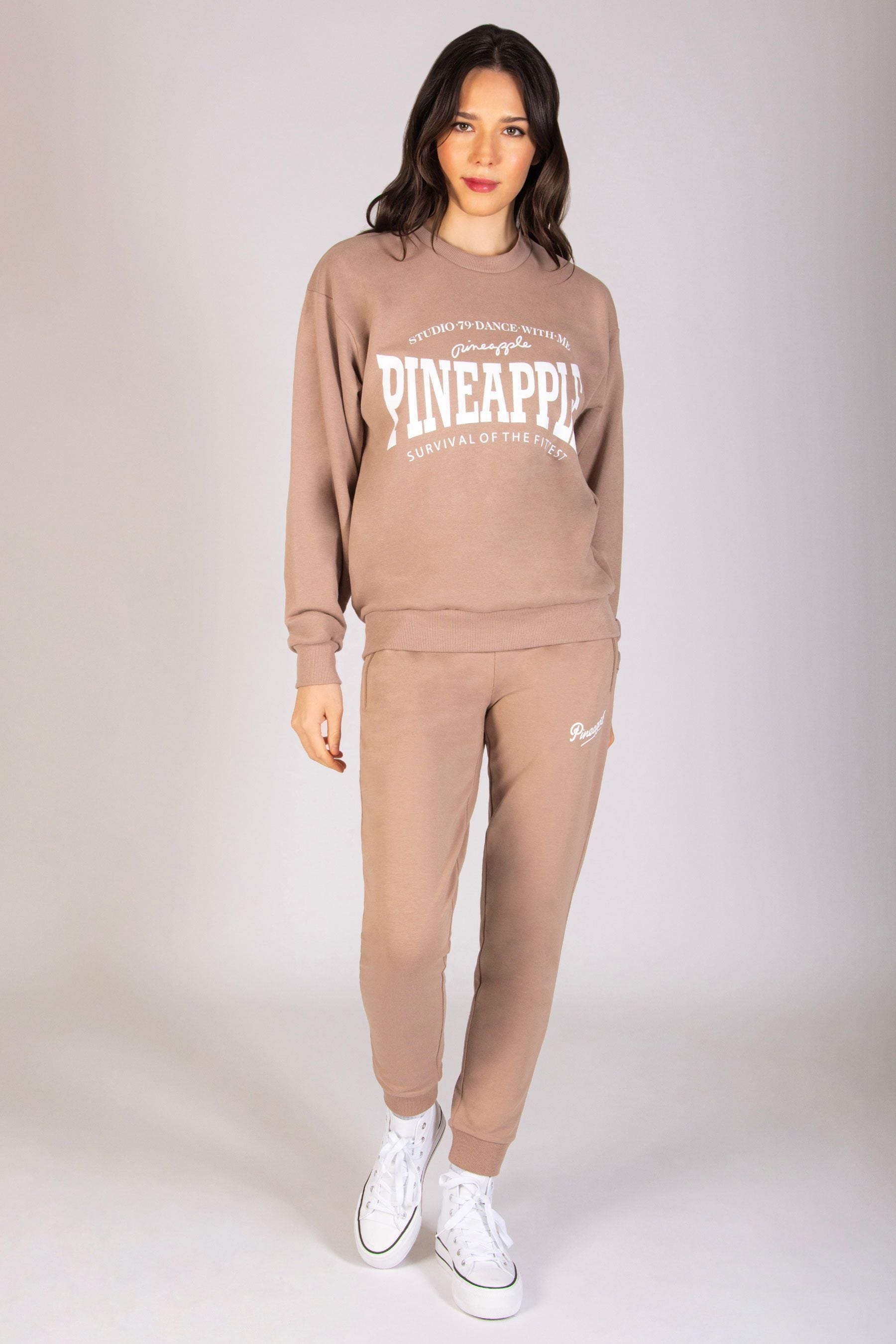 Pineapple Light Brown Light Skinny Zip Joggers
