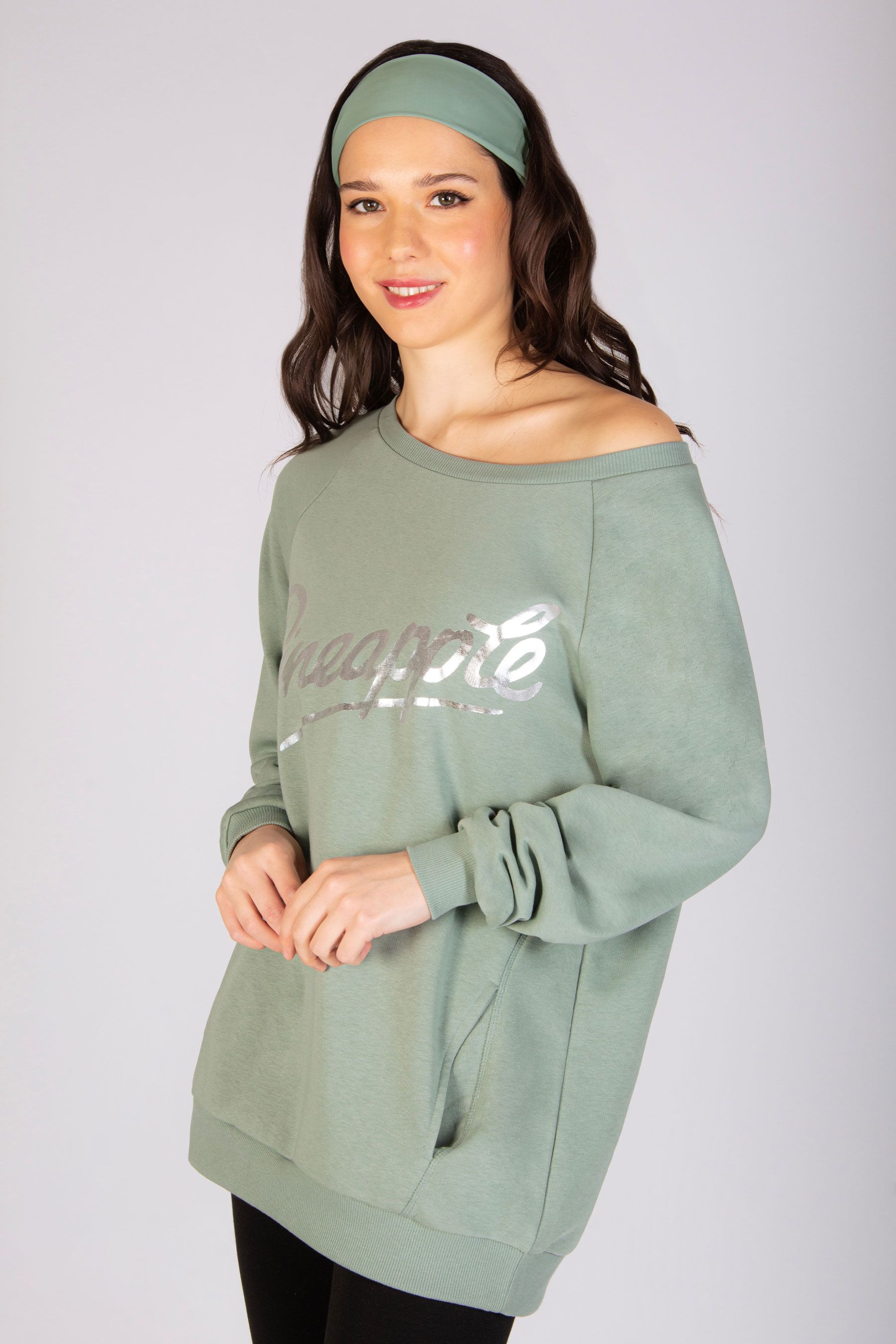 Pineapple oversized sweatshirt deals