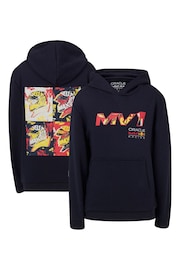 Fanatics Kids Blue F1 Red Bull Racing Max Verstappen Pop Art Driver Hoodie - Image 1 of 3