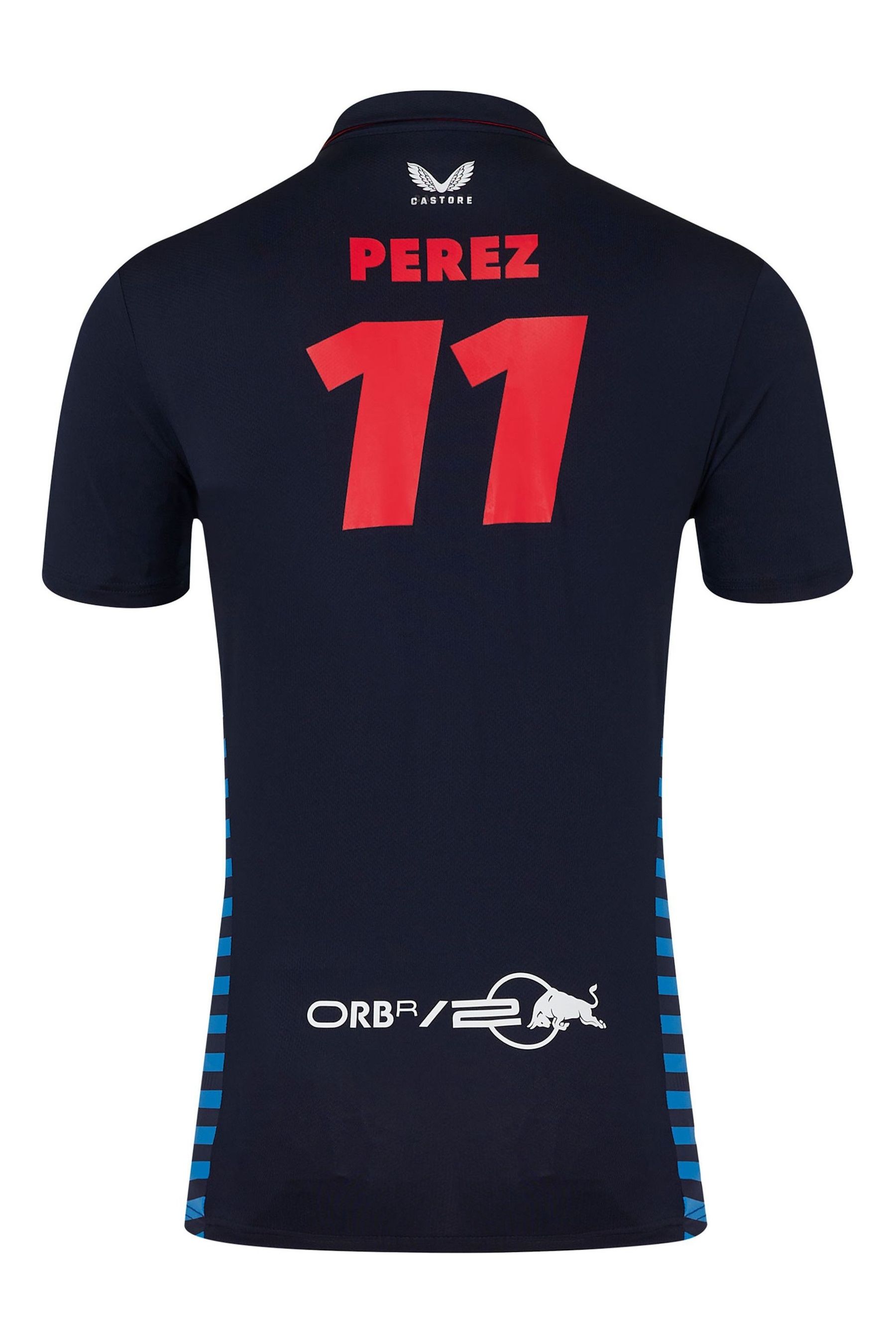 Buy Fanatics F1 Red Bull Racing 2024 Sergio Perez Team Blue Polo Shirt from the Next UK online shop