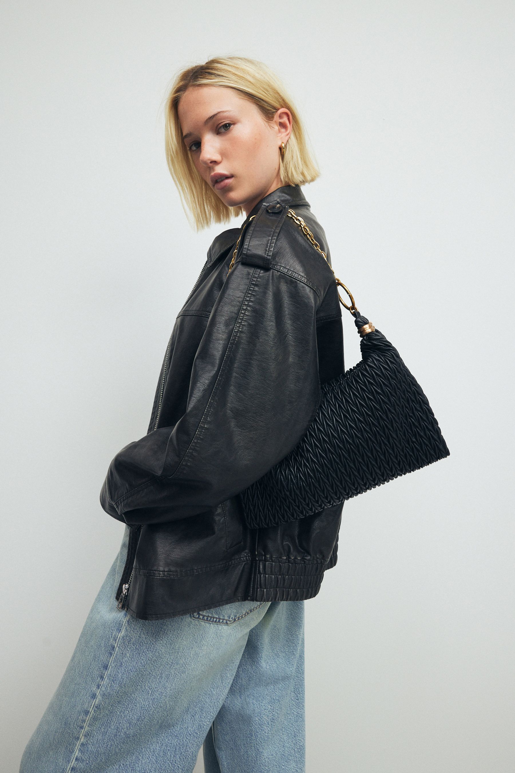 Next black shoulder bags sales