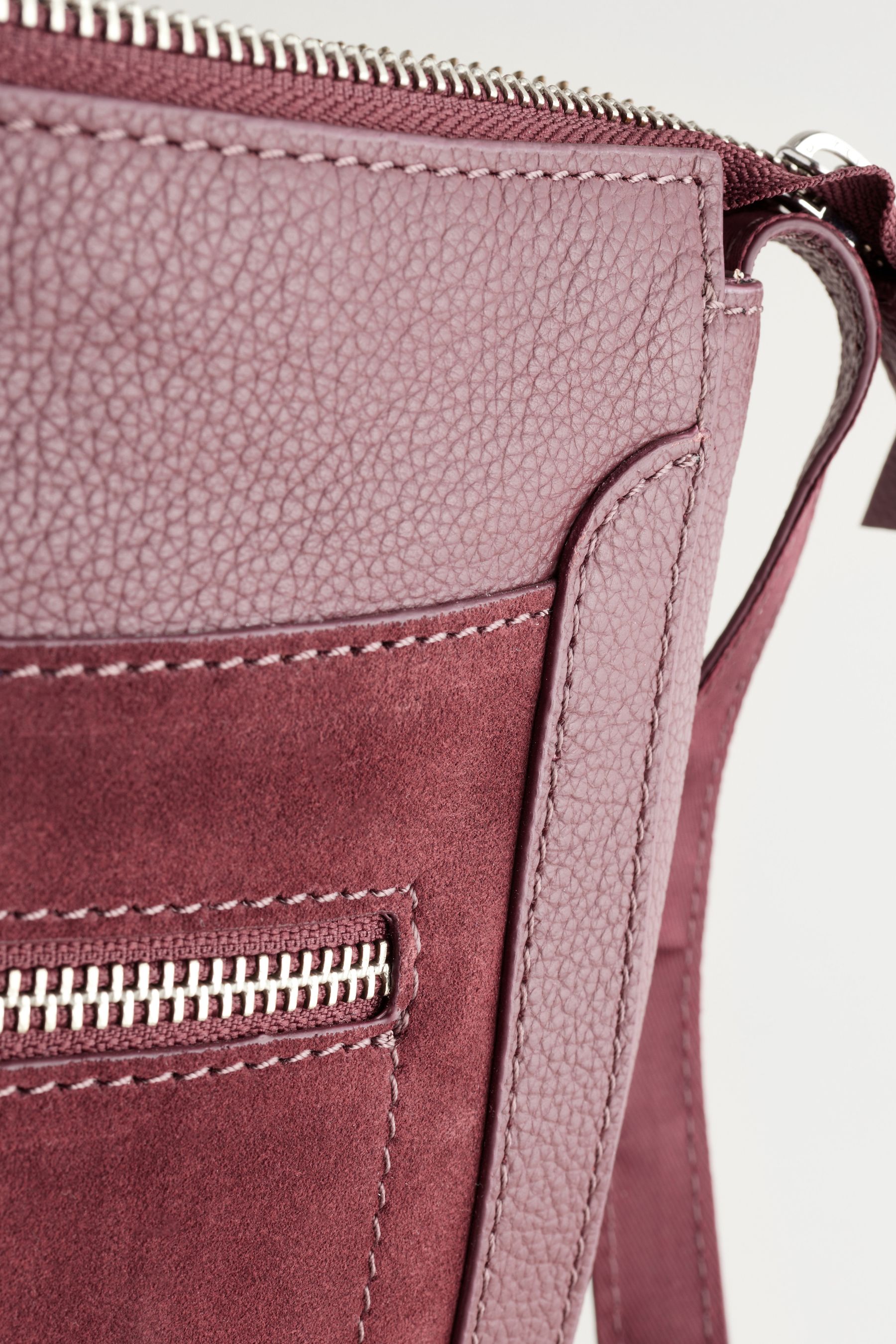 Red leather messenger bag shop