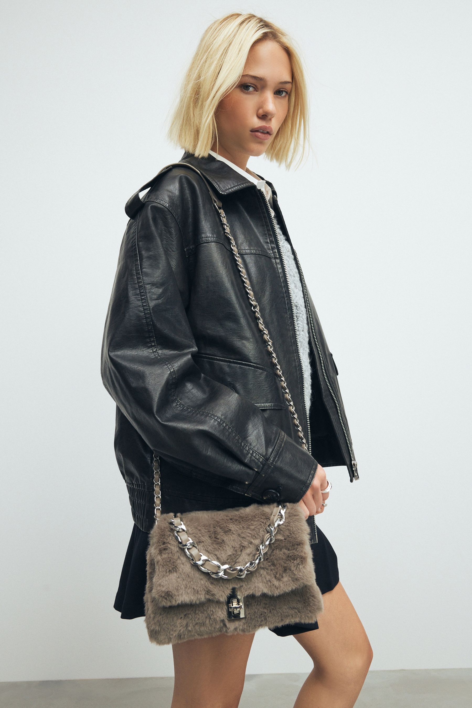 Next fur bag online