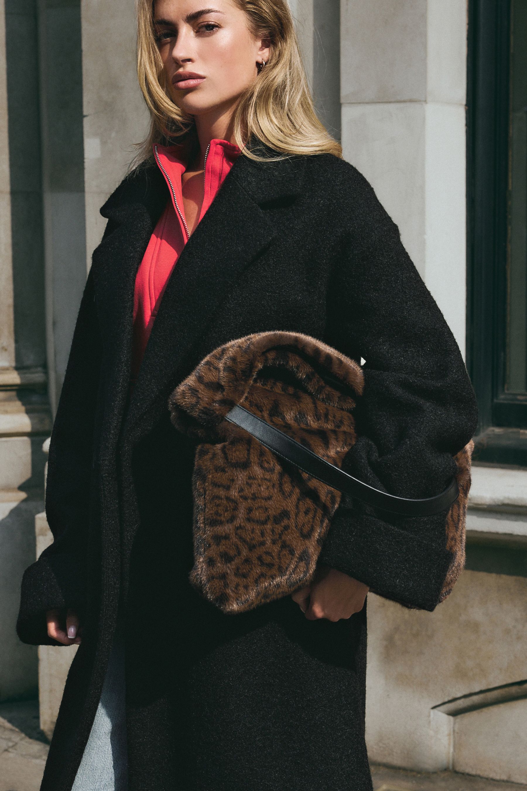 Buy Animal Print Faux Fur Shoulder Bag from the Next UK online shop