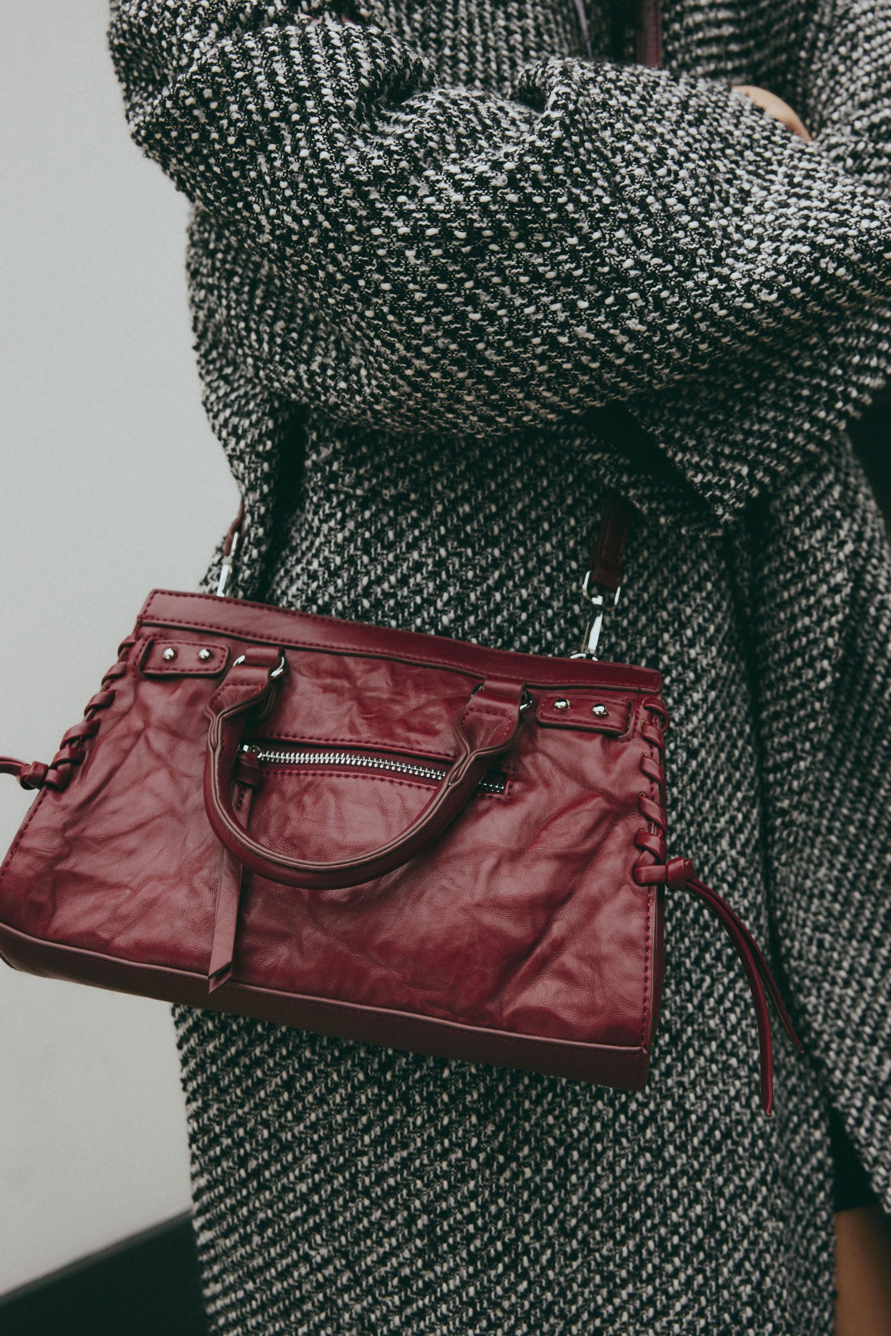 Buy Red Biker Washed Mini Handheld Bag from Next Ireland
