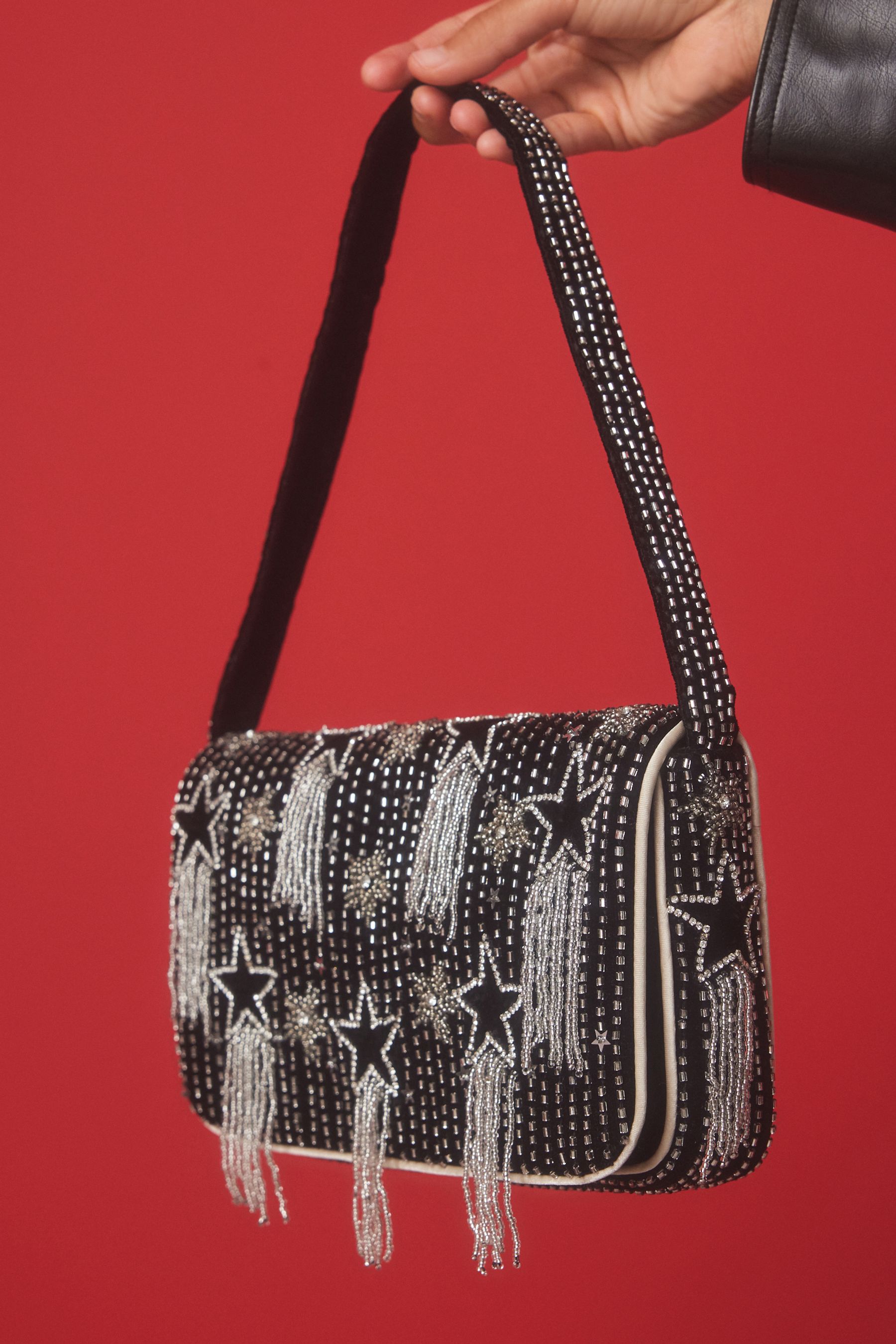 Velvet star bag hot sale