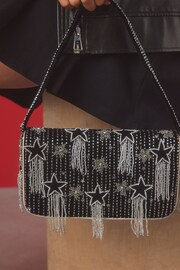 Black Velvet Star Shoulder Bag - Image 5 of 5