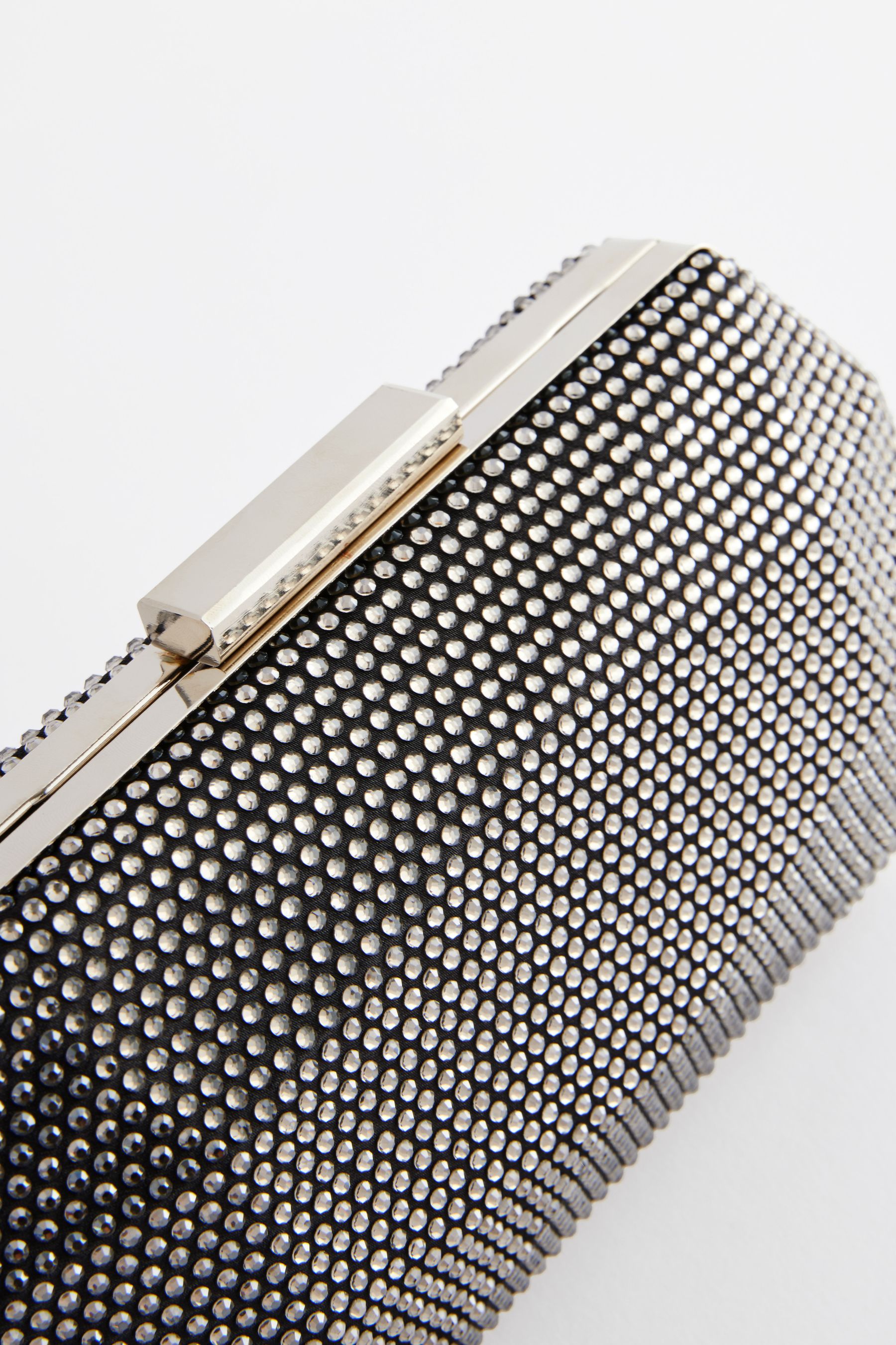 Buy Silver Boxy Clutch Bag from Next Ireland
