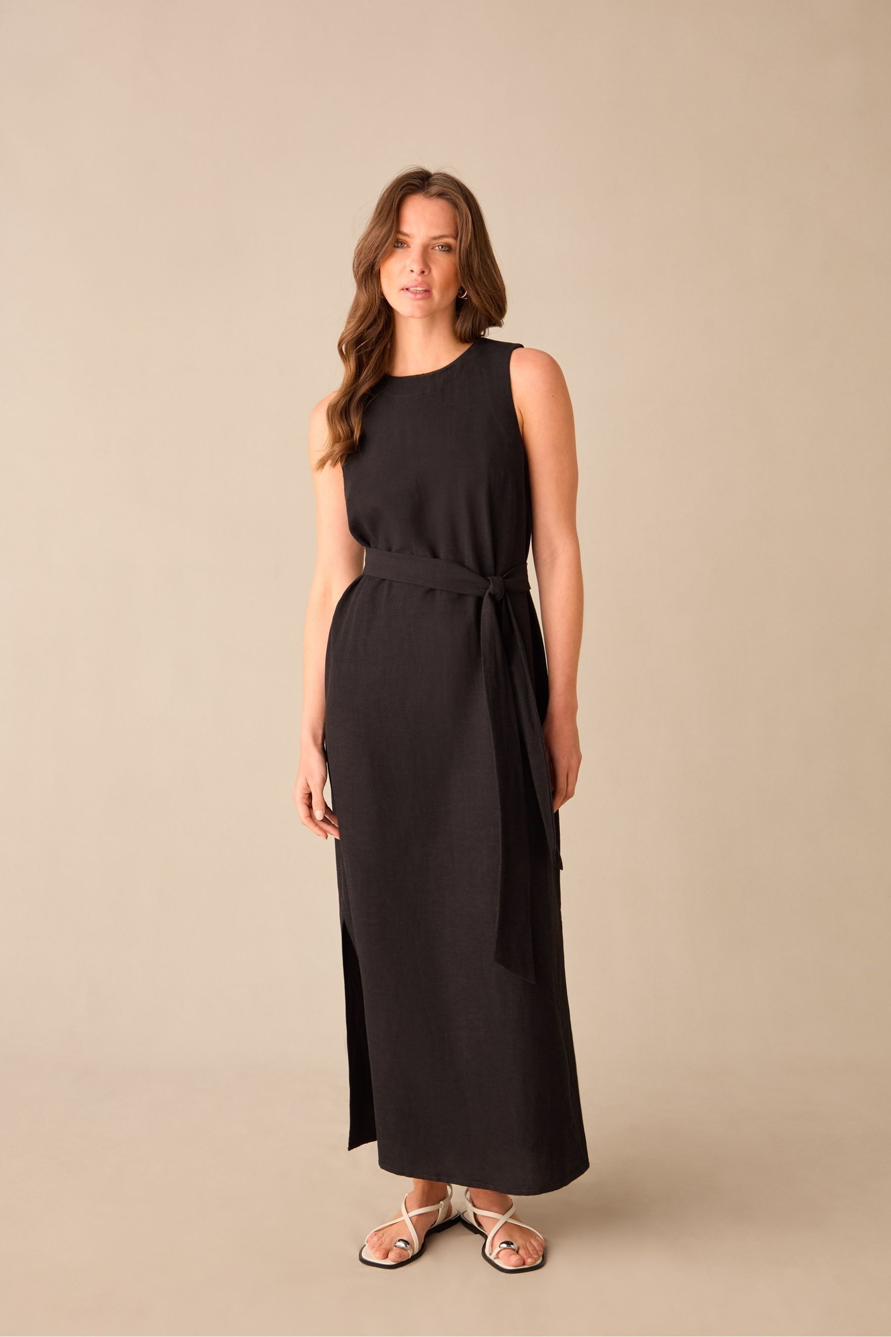 Next petite linen dress discount