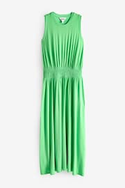 Ro&Zo Green Jersey Shirred Waistband Dress - Image 5 of 5