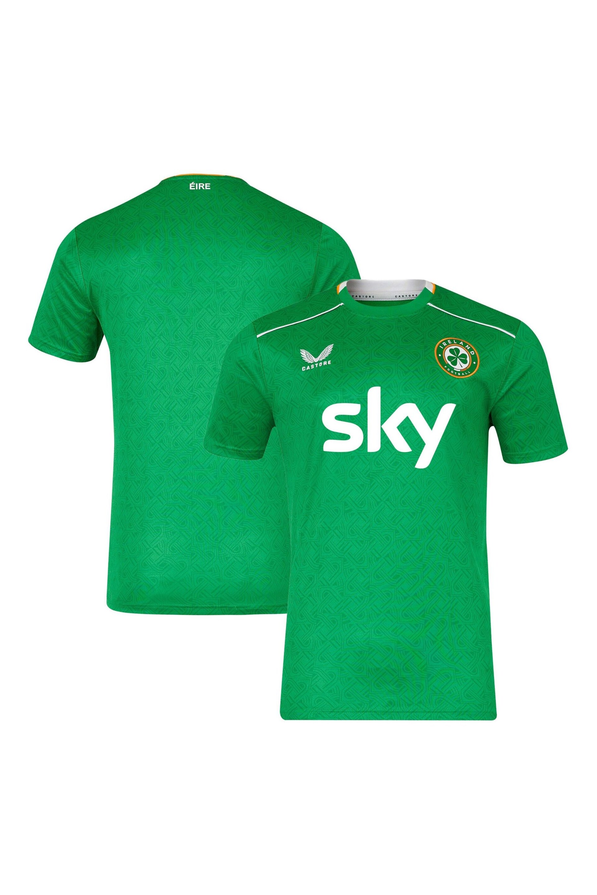 Castore Green Republic of Ireland Home Shirt 2024 - Image 1 of 3