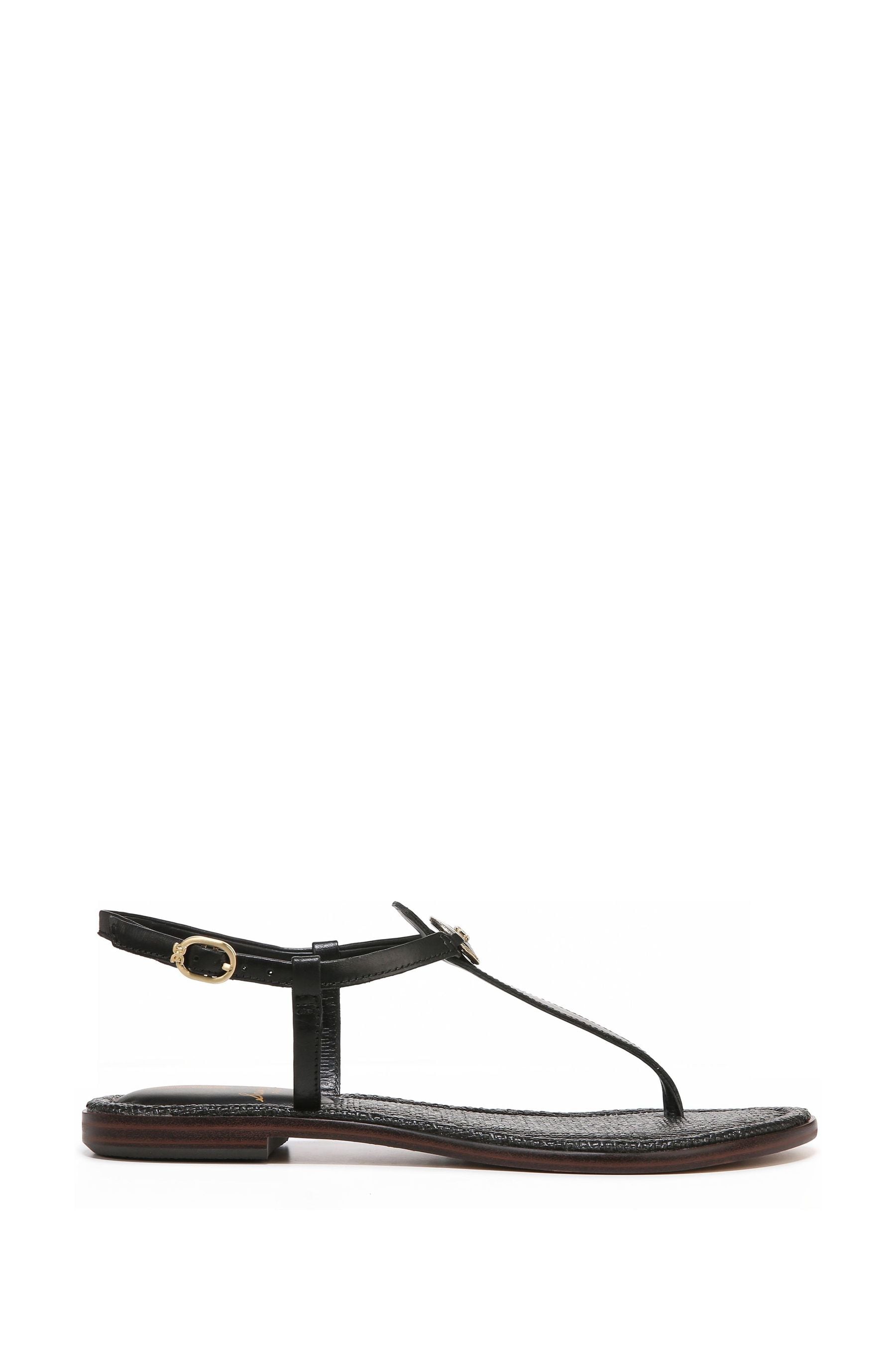 Sam Edelman Gigi Thong Sandals 6 Black Womens