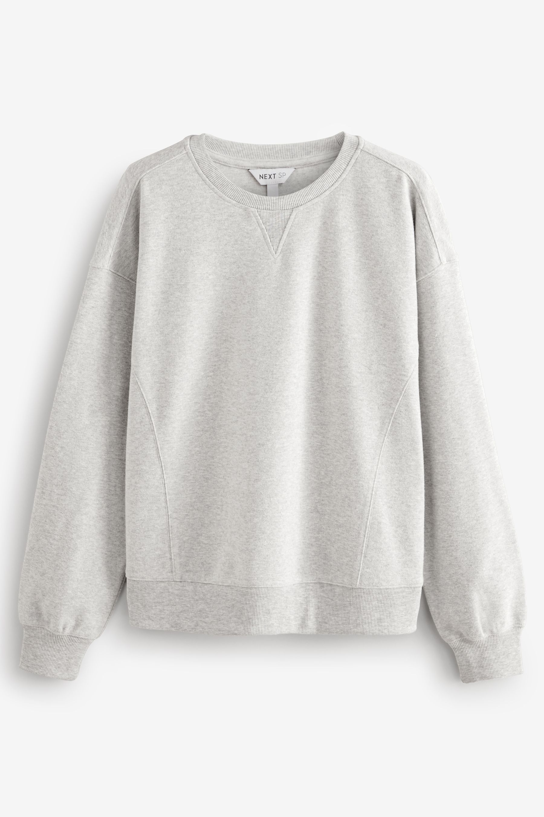 Buy Grey Marl Crew Neck Jumper from the Next UK online shop