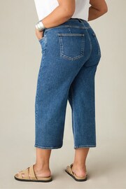Live Unlimited Curve Blue Cropped Wide Leg Jeans - Image 3 of 3