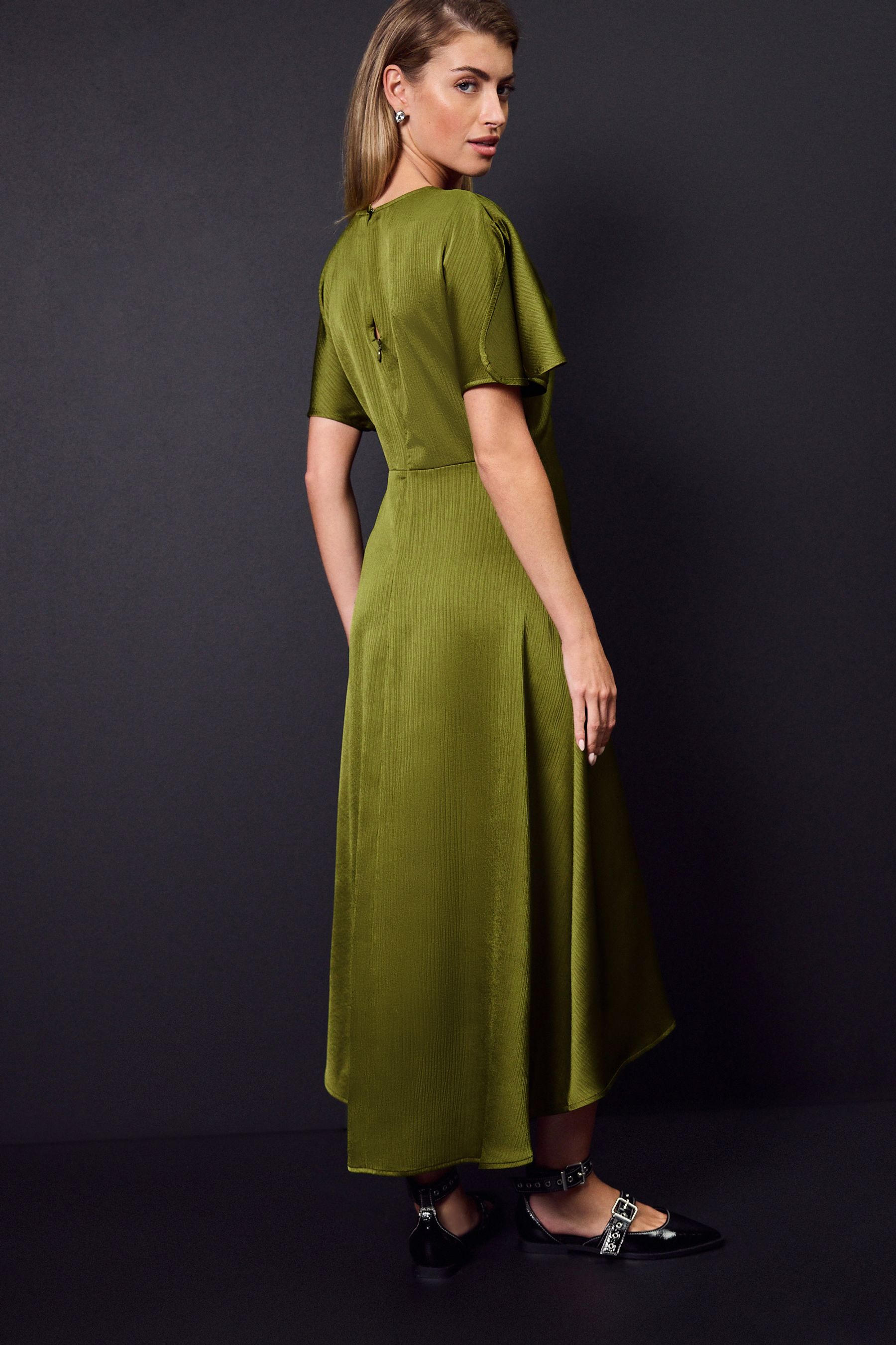 Next green midi dress 2025